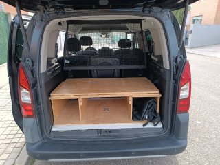 Cajón cama para camperizar berlingo