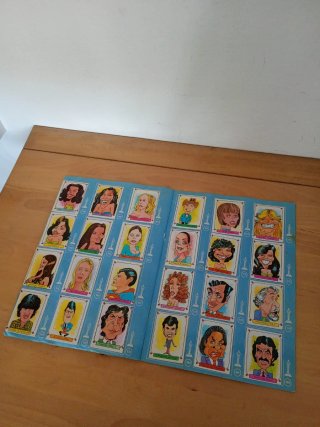 Álbum Cromos Caricaturas 22 Completo