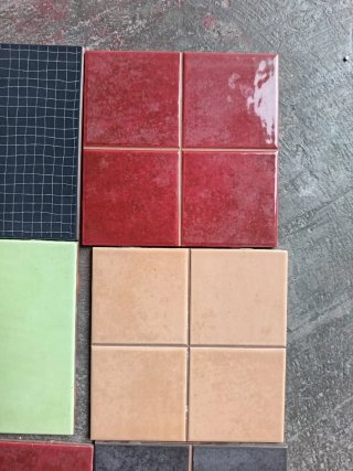 Lote de azulejos cerámicos