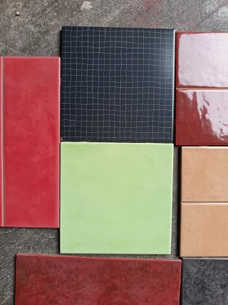 Lote de azulejos cerámicos
