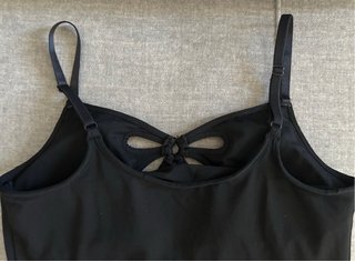 Top Fabletics Negro Nuevo con Etiqueta