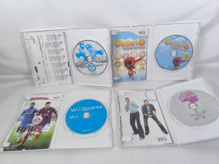 Pacchetto 4 Giochi Wii: Mario Kart, Wii Sport, Cocoto, Cérébrale Académie