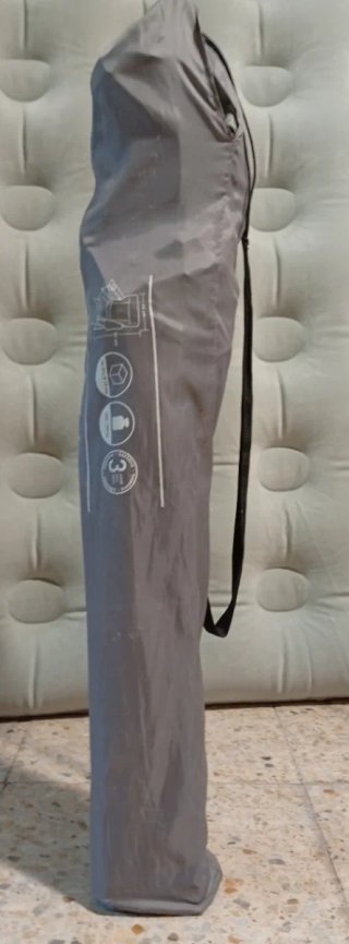 Silla de camping plegable gris