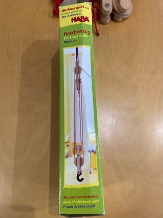 Sistema de poleas HABA para niños
