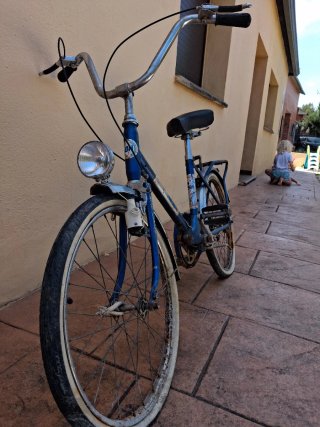 Bicicleta Antigua BH Azul