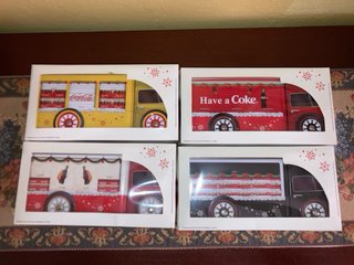 Camiones Coca-Cola Navidad Colección de 4