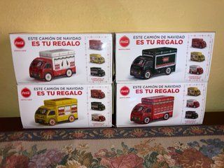 Camiones Coca-Cola Navidad Colección de 4