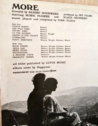 Pink Floyd More Vinilo LP Banda Sonora Original