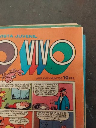 TEBEOS TIO VIVO AÑOS 60,SEIS UNIDADES,