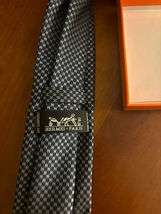 Corbata Hermes Azul