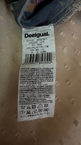 Blusón Desigual modelo Oman Talla M