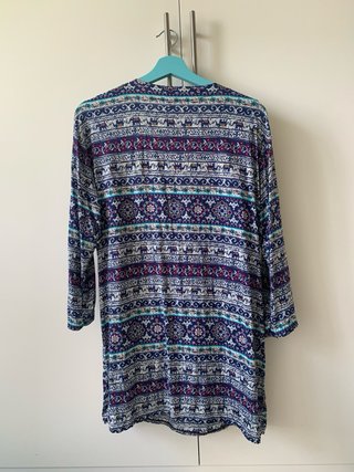 Camisa/Vestido estampado étnico