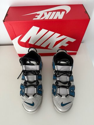Nike Air More Uptempo Gris/Azul