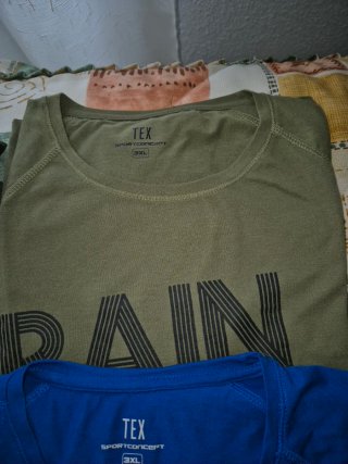 Lote 4 Camisetas Algodón Talla 3XL