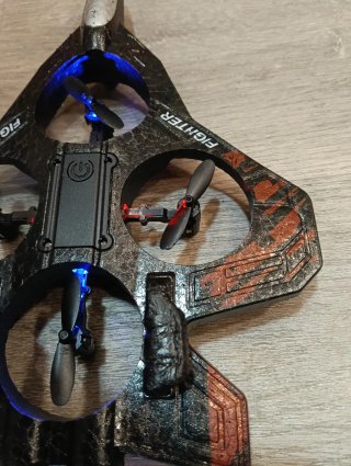 Dron Iniciación Niños Negro/Rojo