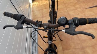 Bicicleta Negra con Cesta