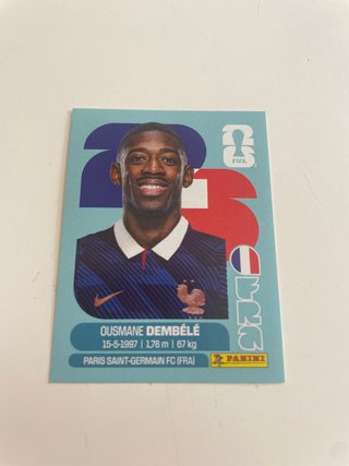 Cromo Ousmane Dembélé Francia Mundial 2026