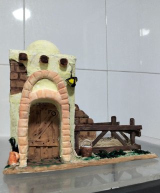 Casa  para Portal de Belén con cercado