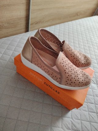 Zapatos Doctor Cutillas Beige/Rosa