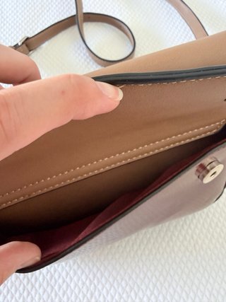 Bolso Parfois Beige y Burdeos