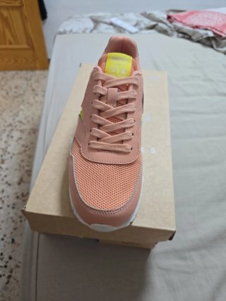Zapatillas Munich Mujer Rosa y Amarillo