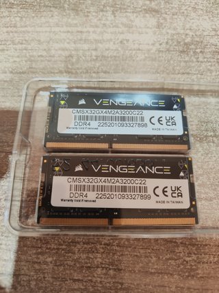 RAM 2x16GB Corsair Vengeance SODIMM DDR4 3200MHz