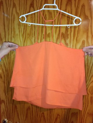 Blusa naranja Pimkie talla S