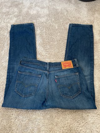 Pantalones Levi's W33 L32 Azul Oscuro