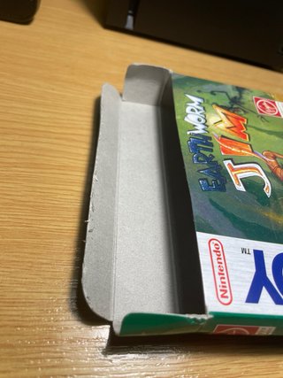 Caja Original EarthWorm Jim Game Boy Nintendo