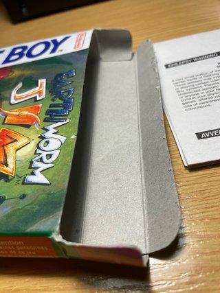 Caja Original EarthWorm Jim Game Boy Nintendo