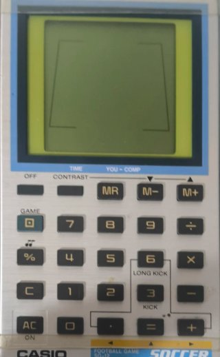 Calculadora Casio SG-12 Fútbol 80'S