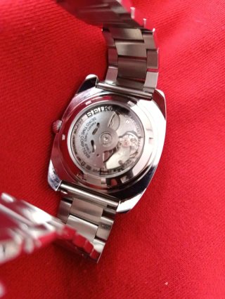 Seiko Automatico Uomo Quadrato Nero