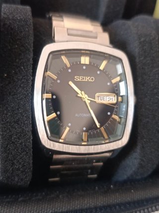Seiko Automatico Uomo Quadrato Nero