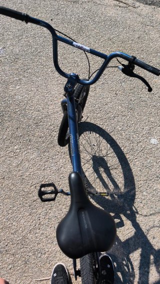 Bicicleta BMX Azul buen estado