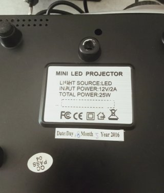 Mini proyector LED Soundd