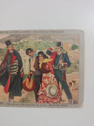 Postal Antigua Mossos d'Esquadra Carlos Vázquez