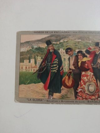 Postal Antigua Mossos d'Esquadra Carlos Vázquez