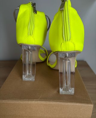 Sandalias tacón fluor NUEVAS