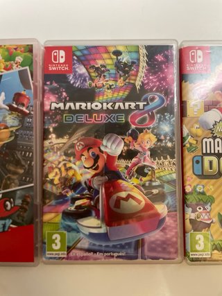 Set de 5 videojuegos para Nintendo Switch de Mario