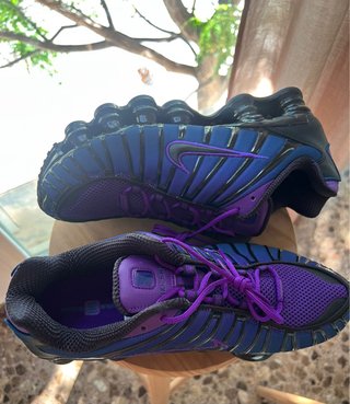 Zapatillas Nike Shox R4 Azul/Morado