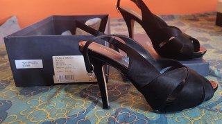 Sandalias Pedro Miralles Tacón Negro