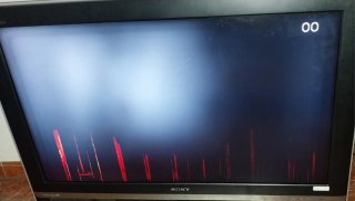 Televisor Sony Bravia Negro y Plateado