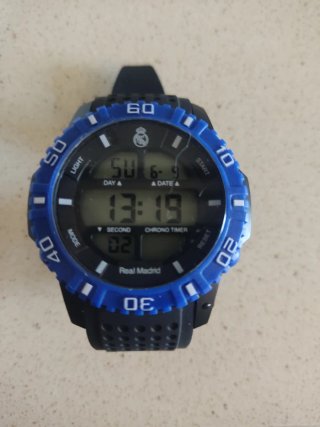 Reloj Real Madrid Oficial Azul y Negro