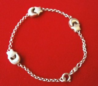 Pulsera Vintage Plata Maciza con contraste 7,22 gr