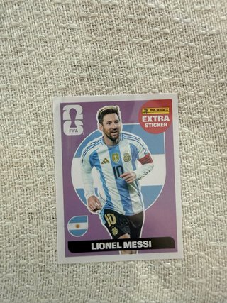 Cromo Panini Extra Lionel Messi FIFA Mundial 2026