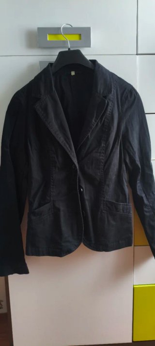 Chaqueta vaquera americana negra