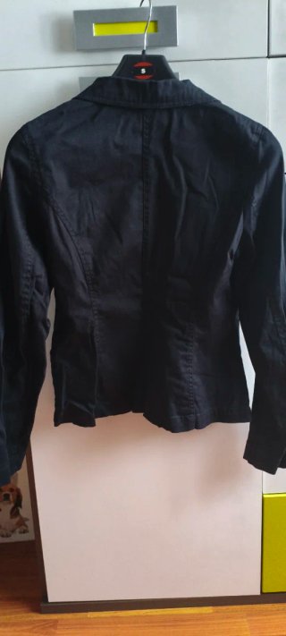 Chaqueta vaquera americana negra