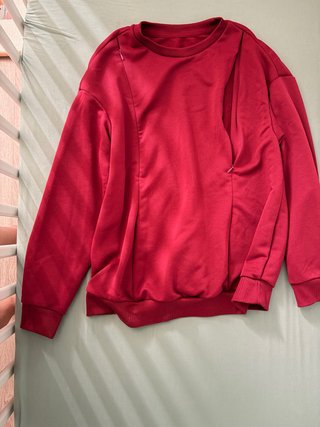 Sudadera lactancia roja