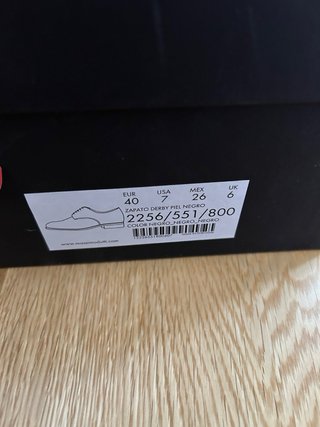 Zapatos de vestir Massimo Dutti Talla 40