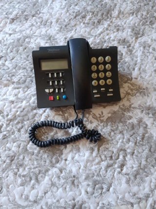 Teléfono fijo Telefonica negro